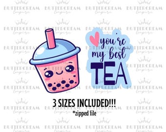 Best Tea Punny Cookie Cutter STL FILES