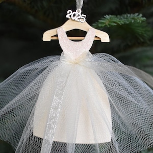 2025 Bride-To-Be Ornament, Wedding Christmas Ornament, Gift for the Couple, Choose Your Year