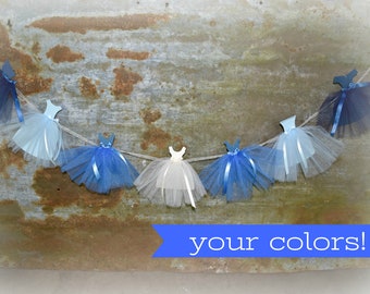 Bridal Shower Idea, Bride & Bridesmaids Dress Banner, Your Colors