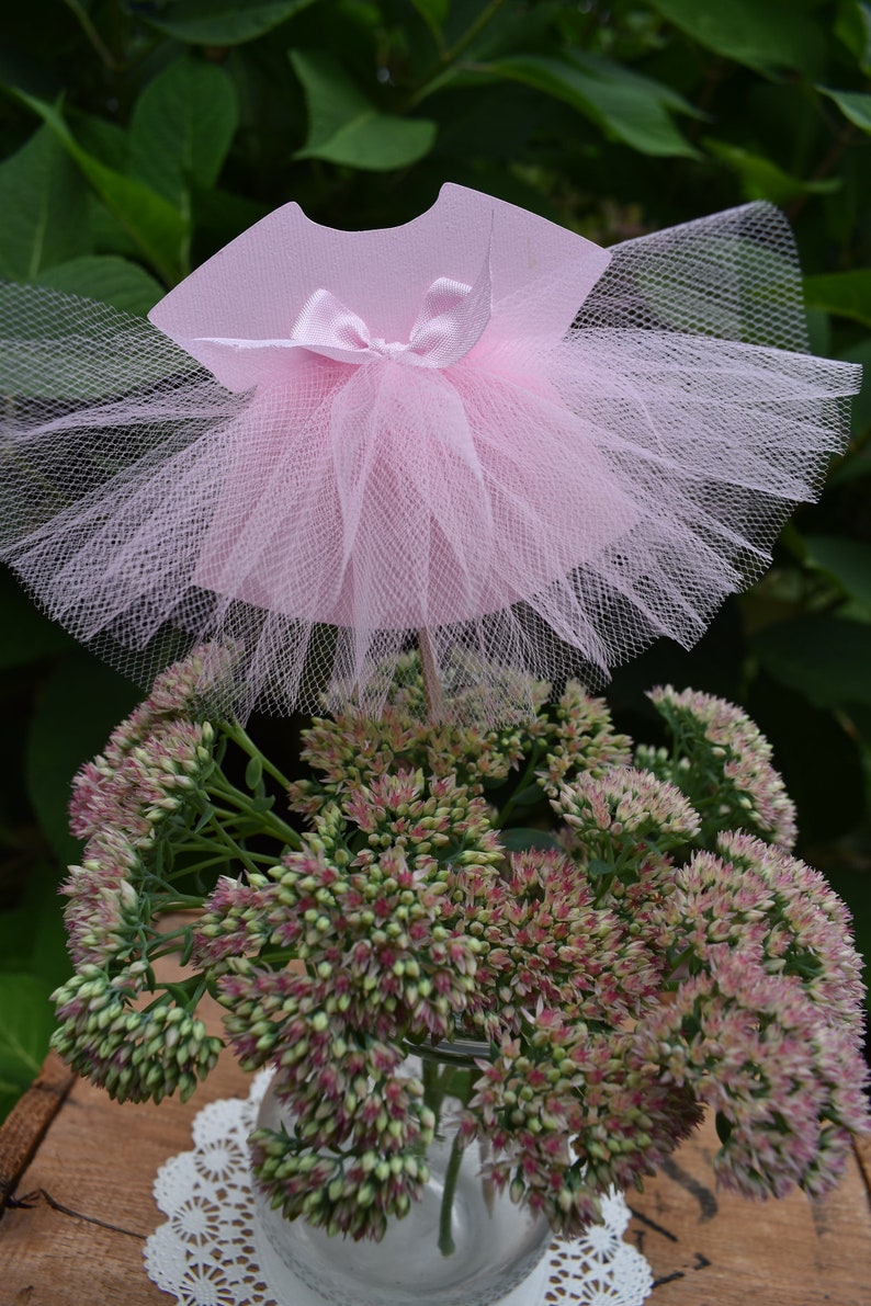 Baby Shower Decorations Pink Baby Dress Centerpiece Baby Etsy