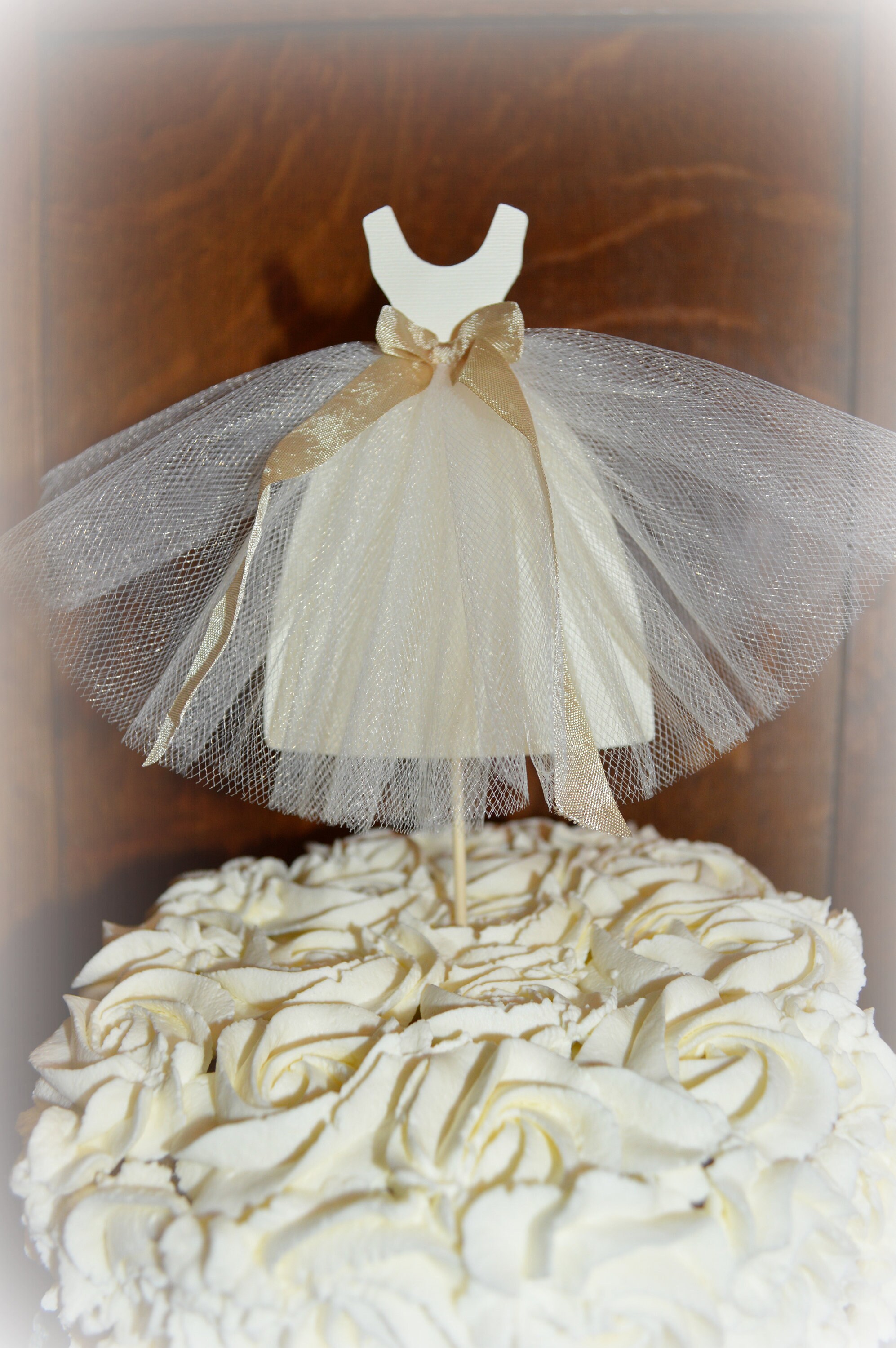 Wedding Dress Cupcake Toppers, Set of 12 - Etsy