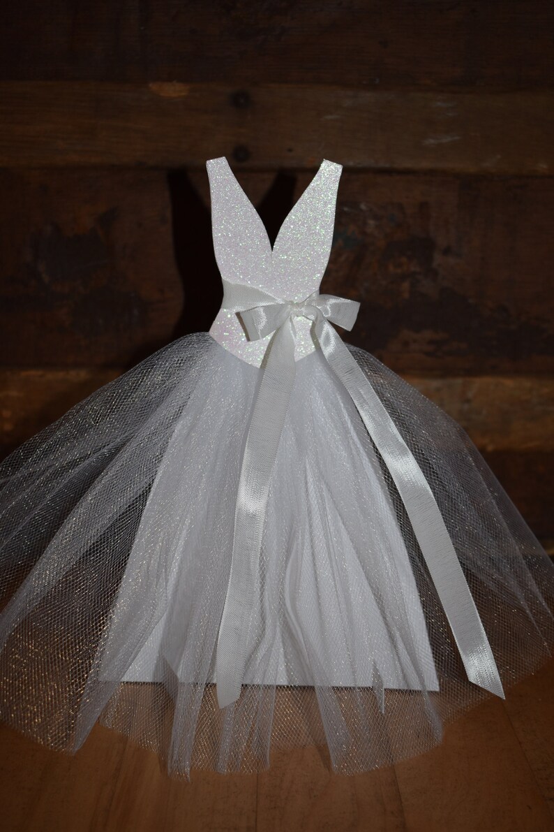 Bridal Shower Centerpiece Plunge Wedding Dress Centerpiece Etsy