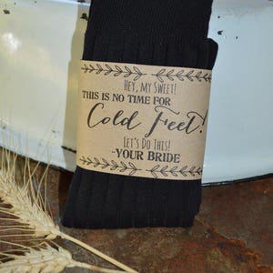 Printable Cold Feet Socks Label for Groom Digital File - Etsy