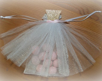 Bridal Shower Favor, Gift From Bride, Shower Gift Bags, Drawstring Sheer Bags, Bridal Shower Decorations
