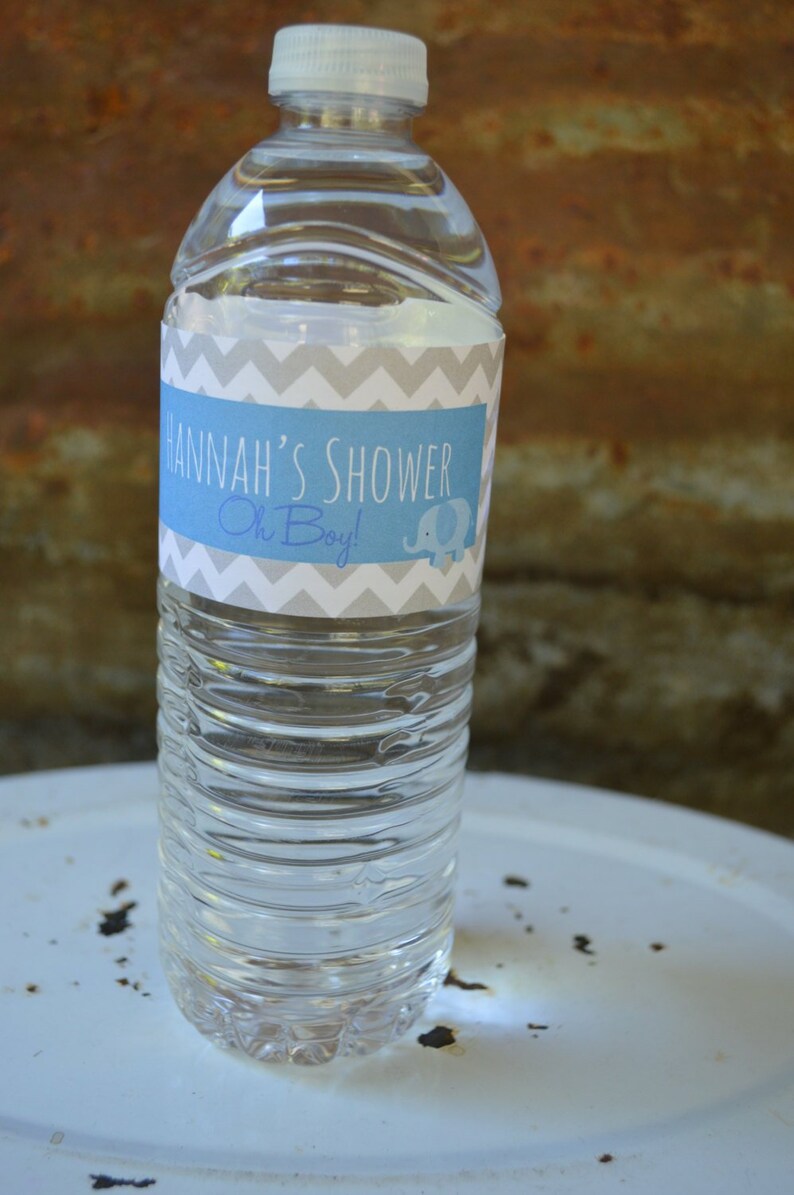 It's a Boy Baby Shower Favor Printable Mint Label Etsy