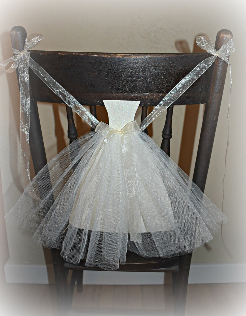 Bride to Be Chair Banner Wedding Dress Bridal Shower Etsy