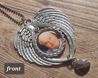 Memorial Car Charm - Rear View Mirror - Rear View Memorial - Memorial Keepsake - Memorial Gift - Sentimental Gift - Guardian Angel Gift