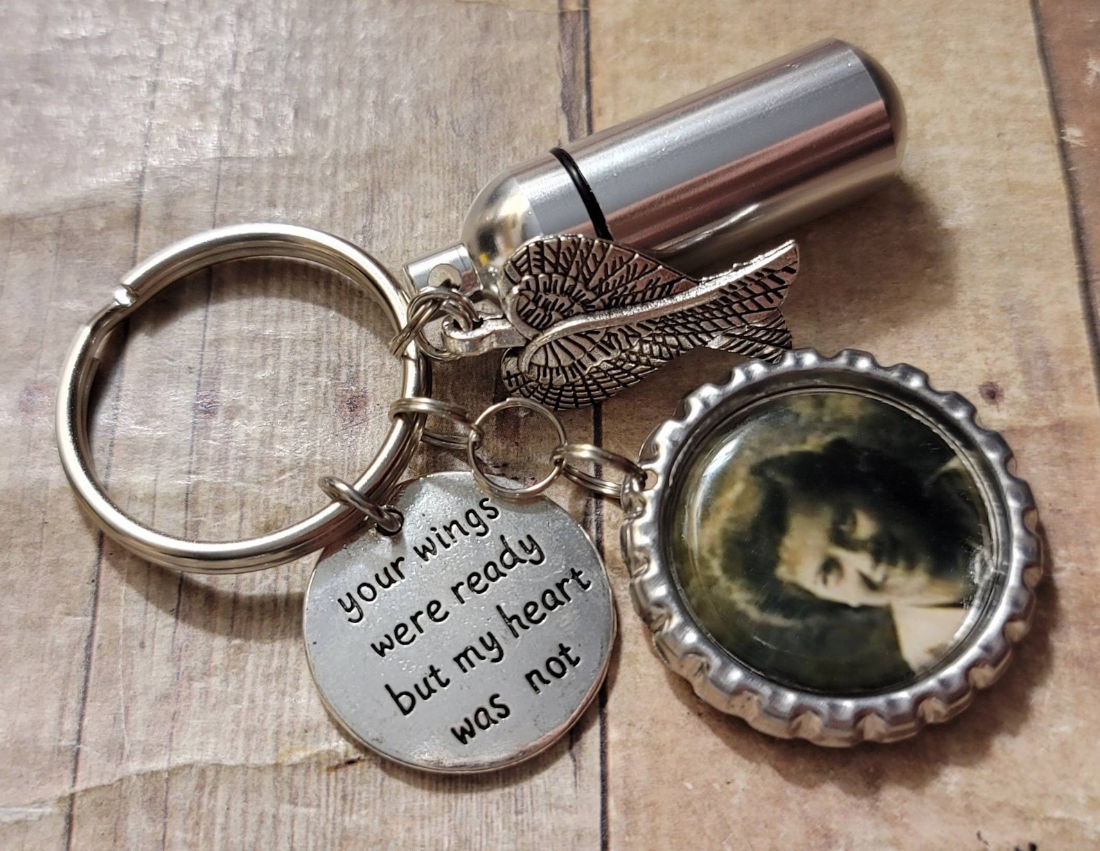 Urn Keychain Cremation Keychain Memorial Keychain Etsy