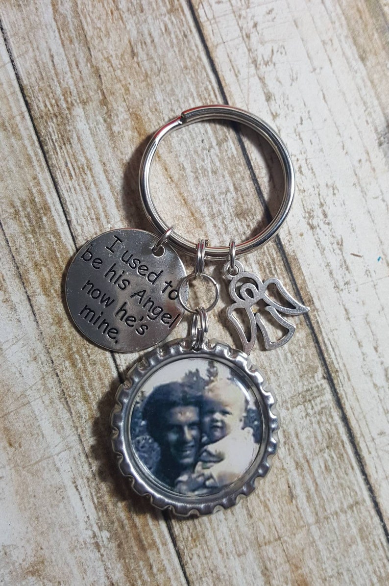 Memorial Keychain Memorial Gift Custom Memorial Gift Etsy