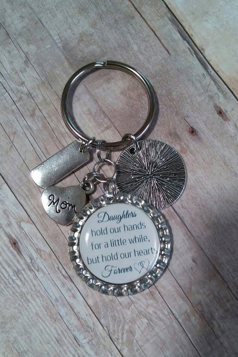 Mom Keychain Mom of Girls Gift Custom Photo Keyring Etsy