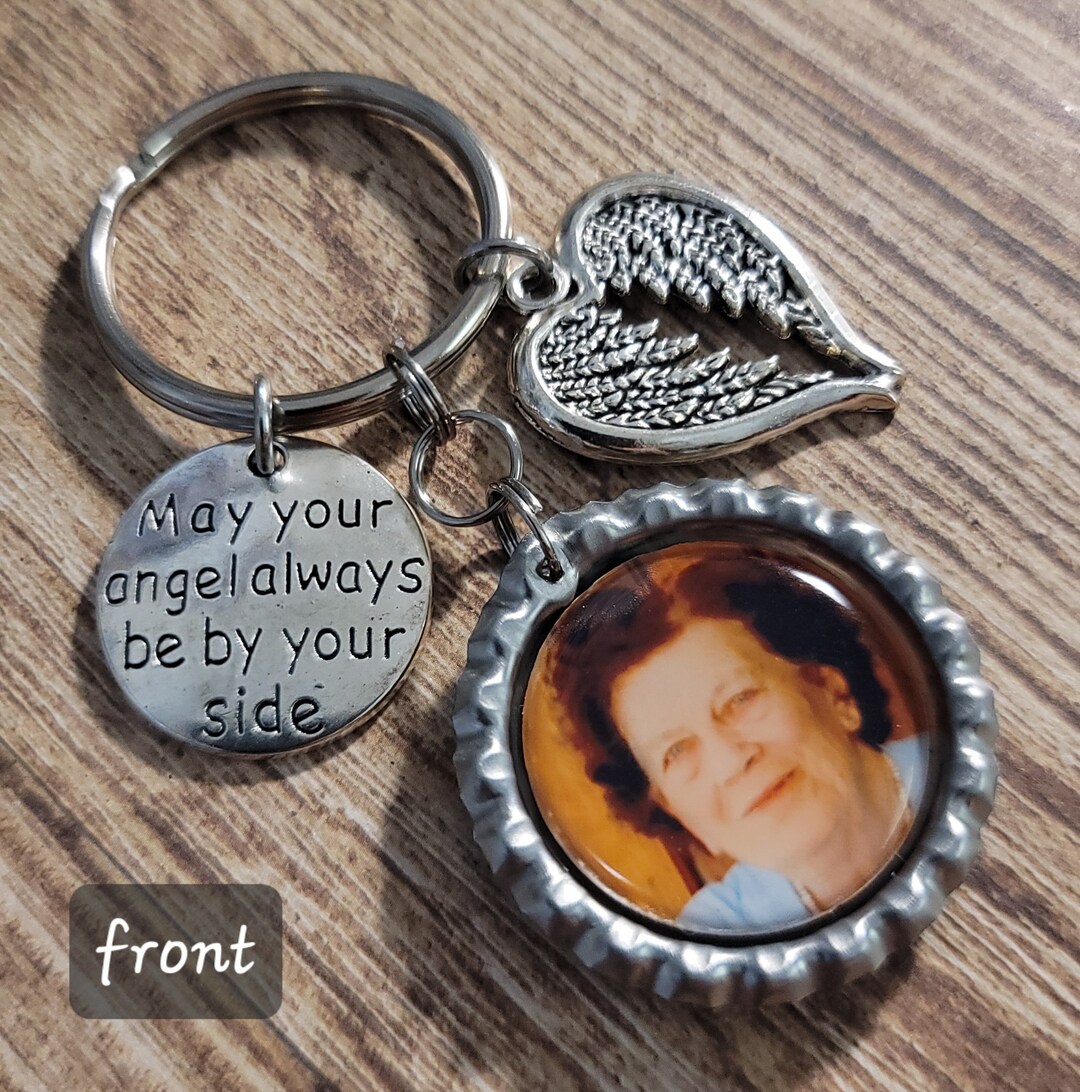 Memorial Keychain - Custom Memorial Gift - Photo Memorial - Memorial ...