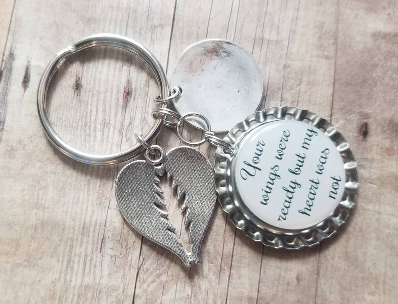 Memorial Keychain Remembrance Gift Memorial Gift Etsy