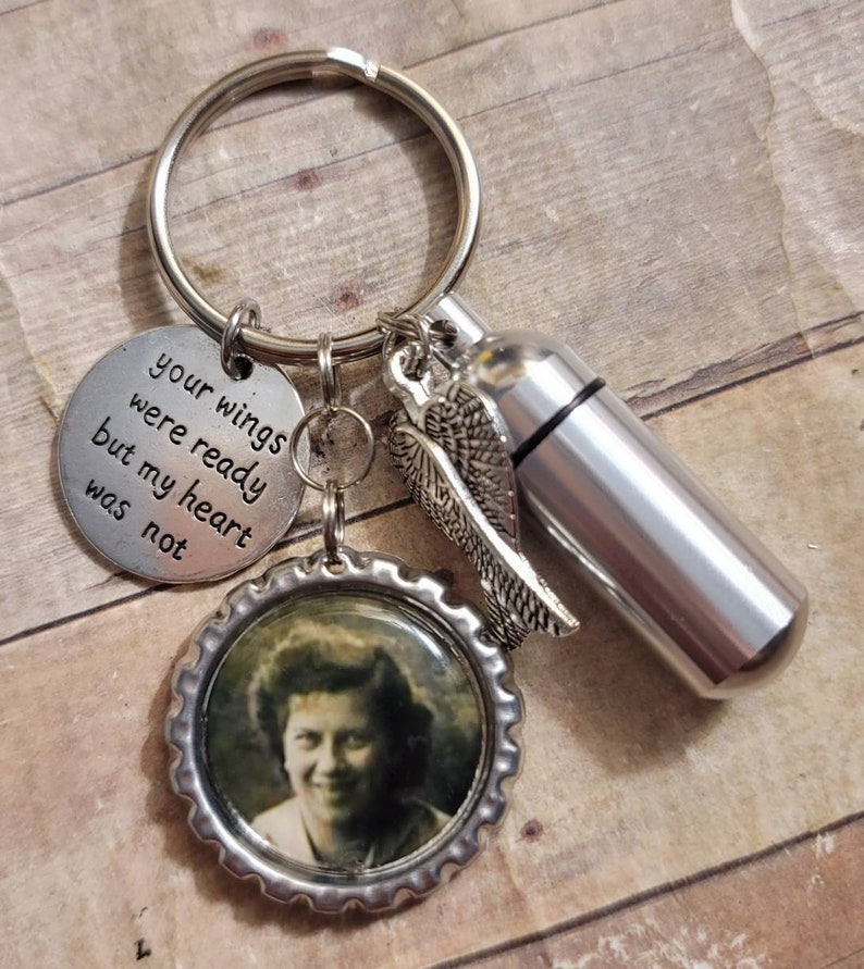 Urn Keychain Cremation Keychain Memorial Keychain Etsy