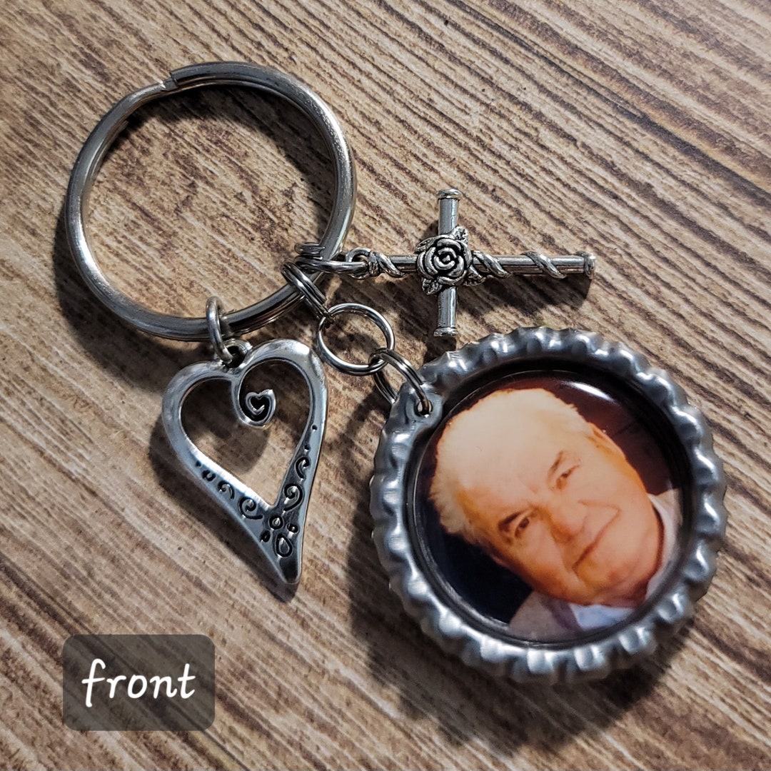 Memorial Gift - Custom Memorial - Keychain Memorial - Sentimental Gift ...