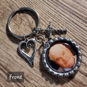Memorial Gift - Custom Memorial - Keychain Memorial - Sentimental Gift - Photo Memorial - Loss of Loved one - Unique Memorial - Unique Gift