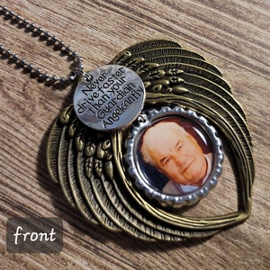 Rear View Mirror - Car Charm - Mirror Charm - Memorial Charm - Memorial Car Charm - Photo Memorial - Car Accessories - Memorial Gift