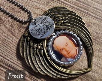 Rear View Mirror - Car Charm - Mirror Charm - Memorial Charm - Memorial Car Charm - Photo Memorial - Car Accessories - Memorial Gift
