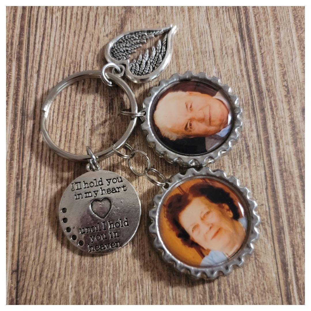 Memorial Keychain - Memorial Charm - Memorial Gift - Sympathy Gift ...