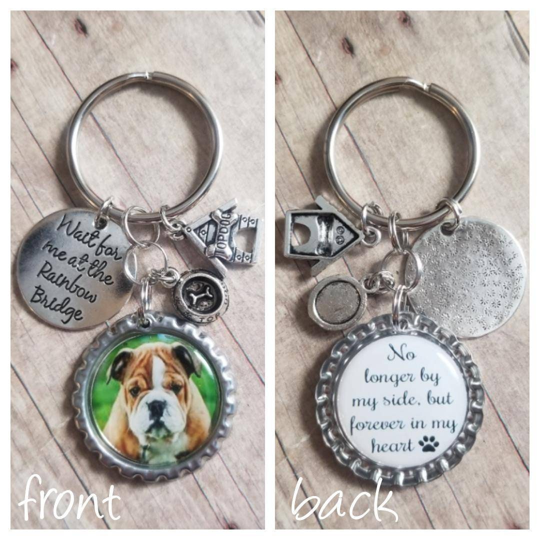 Dog Memorial Dog Memorial Keyring Memorial Keychain Etsy