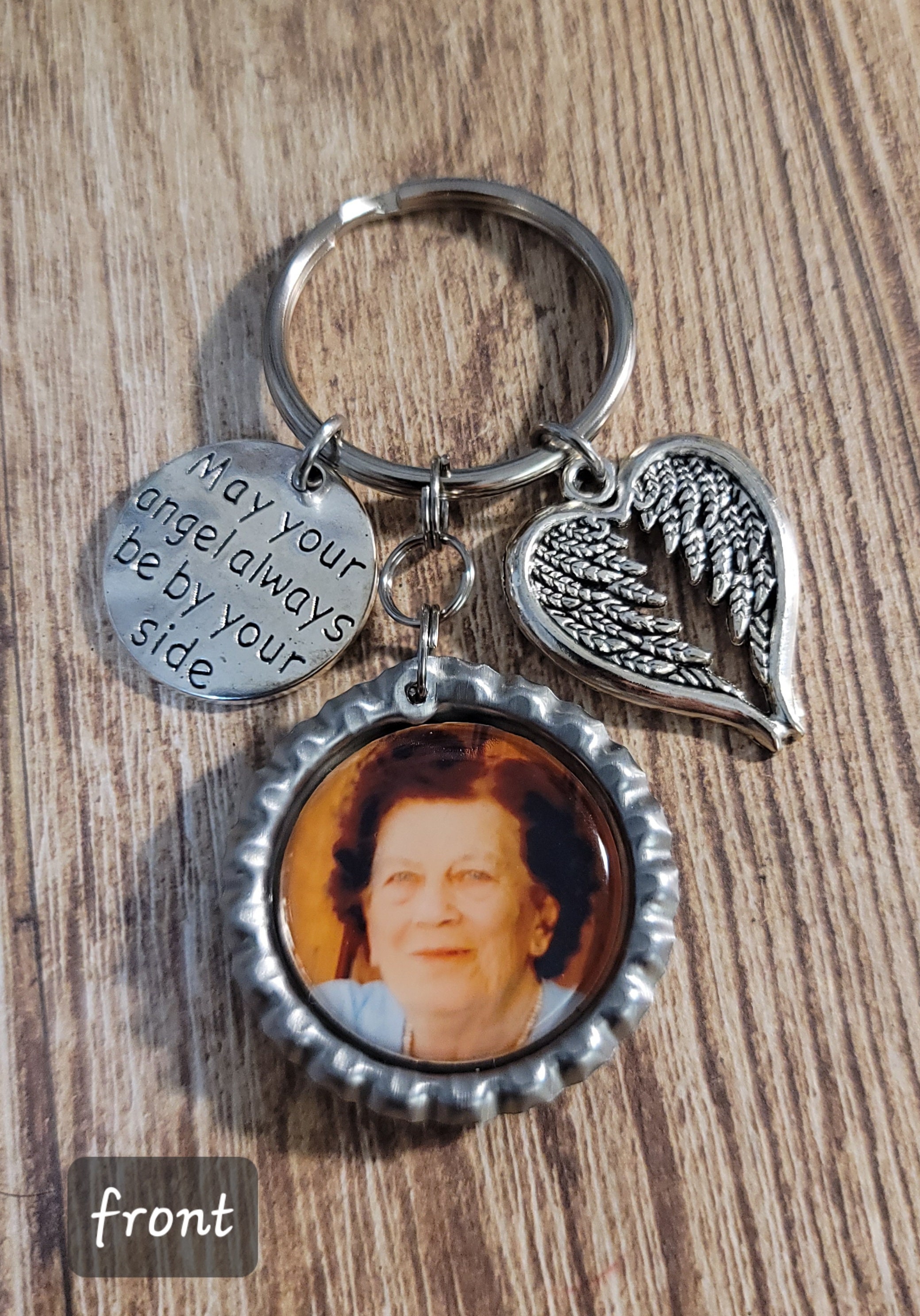 Memorial Keychain - Custom Memorial Gift - Photo Memorial - Memorial ...