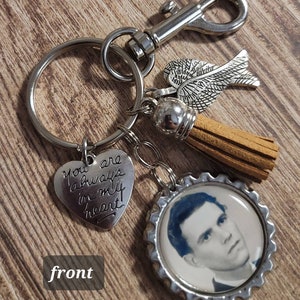 Memorial Gift - Memorial Keychain - Custom Memorial - Photo Memorial - Photo Keychain - Sympathy Gift - Remembrance Gift - Photo Keyring