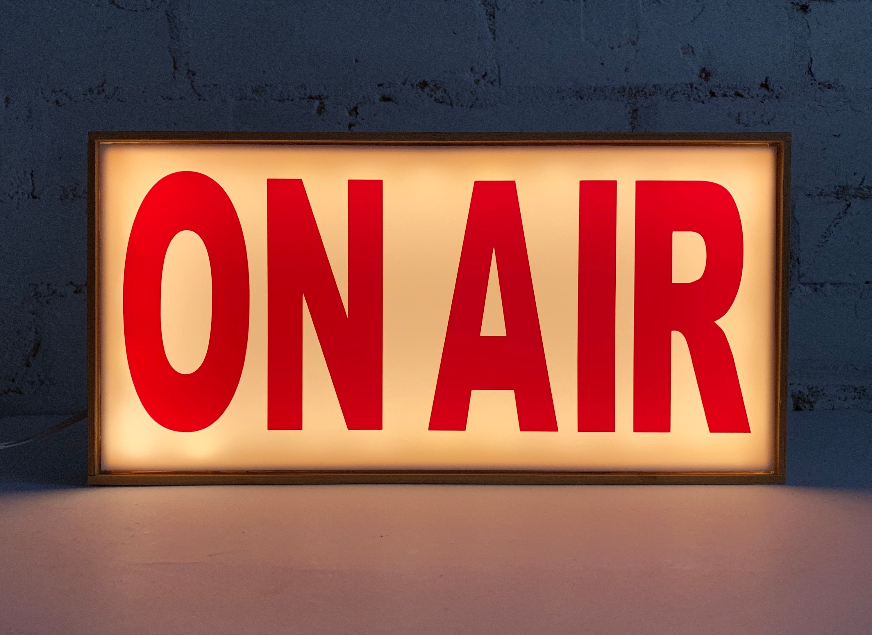 On Air Light Box Light up Sign Illuminated on Air Sign - Etsy