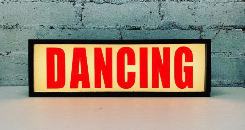 Dancing Light Box. Dancing Sign, Cool Light up Sign, Party Light Dancing Light Box. Dancing Sign, Cool Light up Sign, Party Light