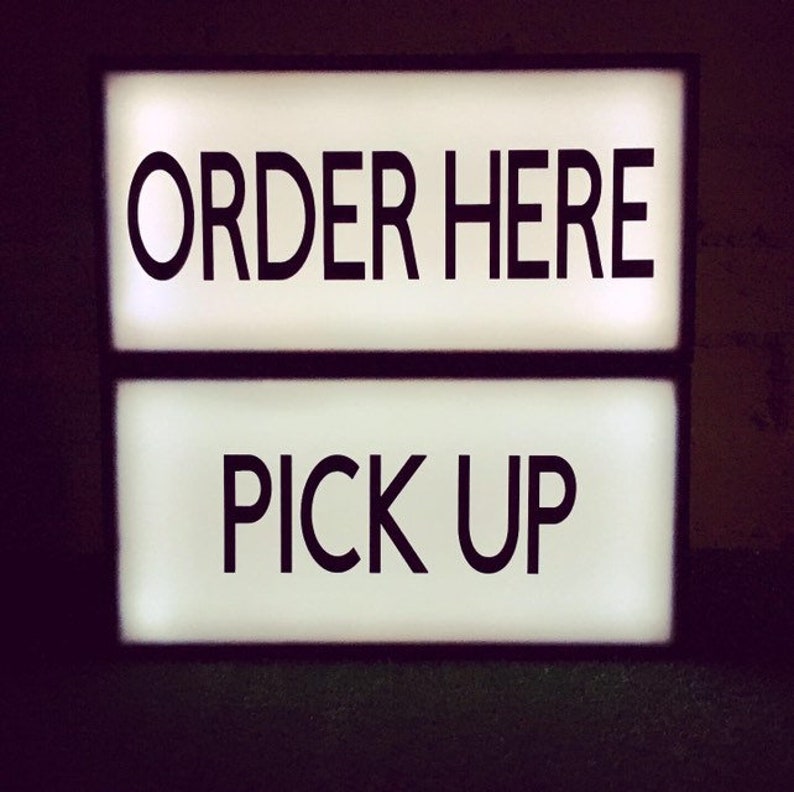 Custom Made Light Boxes Bespoke Light Box Bespoke Signs Etsy