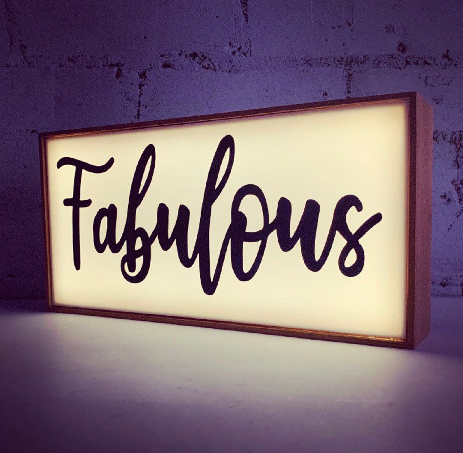 Fabulous Light Box Fabulous Light up Sign Fabulous Lamp Etsy