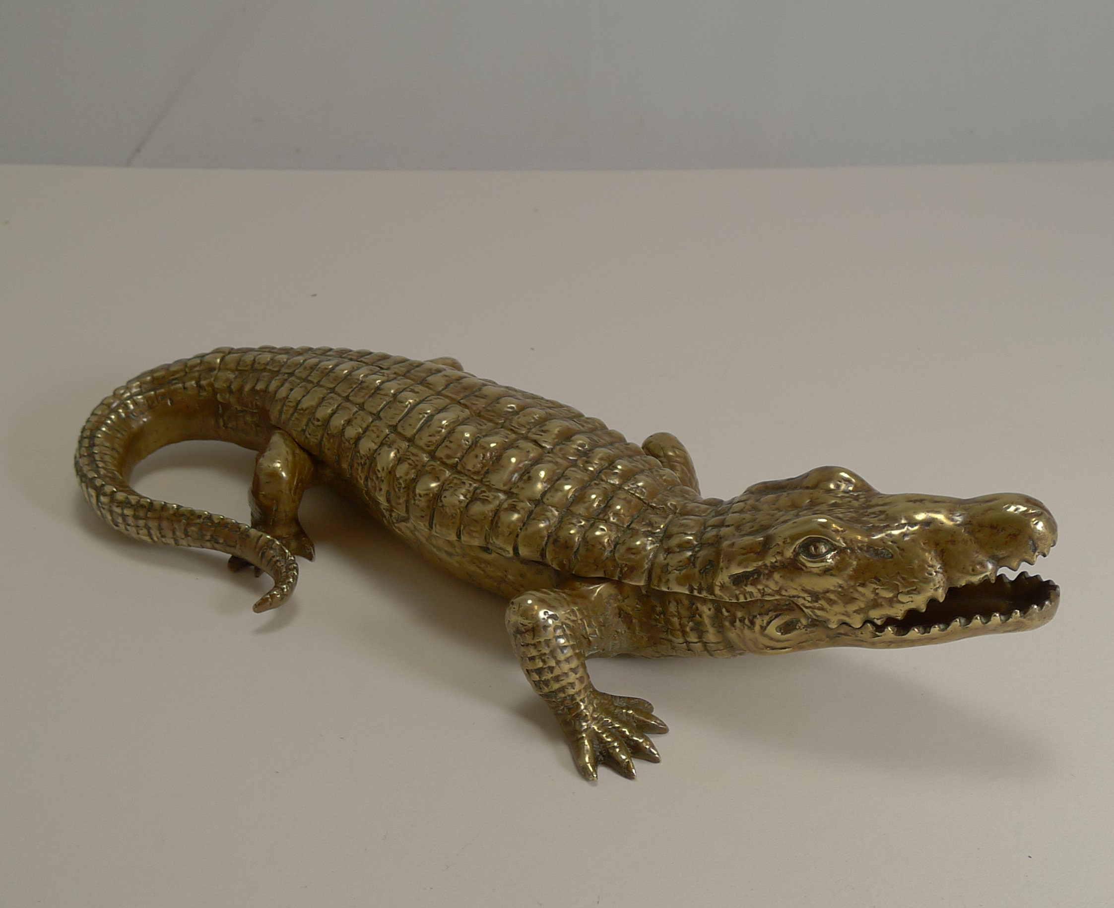 Antiguo Cocodrilo Inglés / Alligator Inkwell / Desk Tidy - Etsy México Antiguo Cocodrilo Inglés / Alligator Inkwell / Desk Tidy - Etsy México