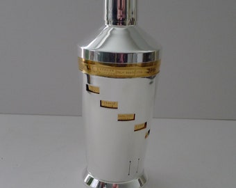 Angelletti, Rome - Vintage Italian Art Deco Recipe / Menu Cocktail Shaker