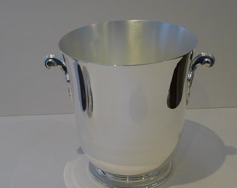 Fine French Champagne Bucket / Wine Cooler by Ercuis, Paris c.1960