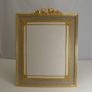 Grandest Antique French Gilded Bronze Photograph / Picture Frame c.1900
