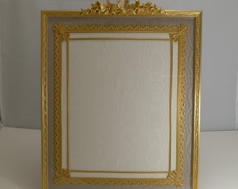 Grandest Antique French Gilded Bronze Photograph / Picture Frame c.1900
