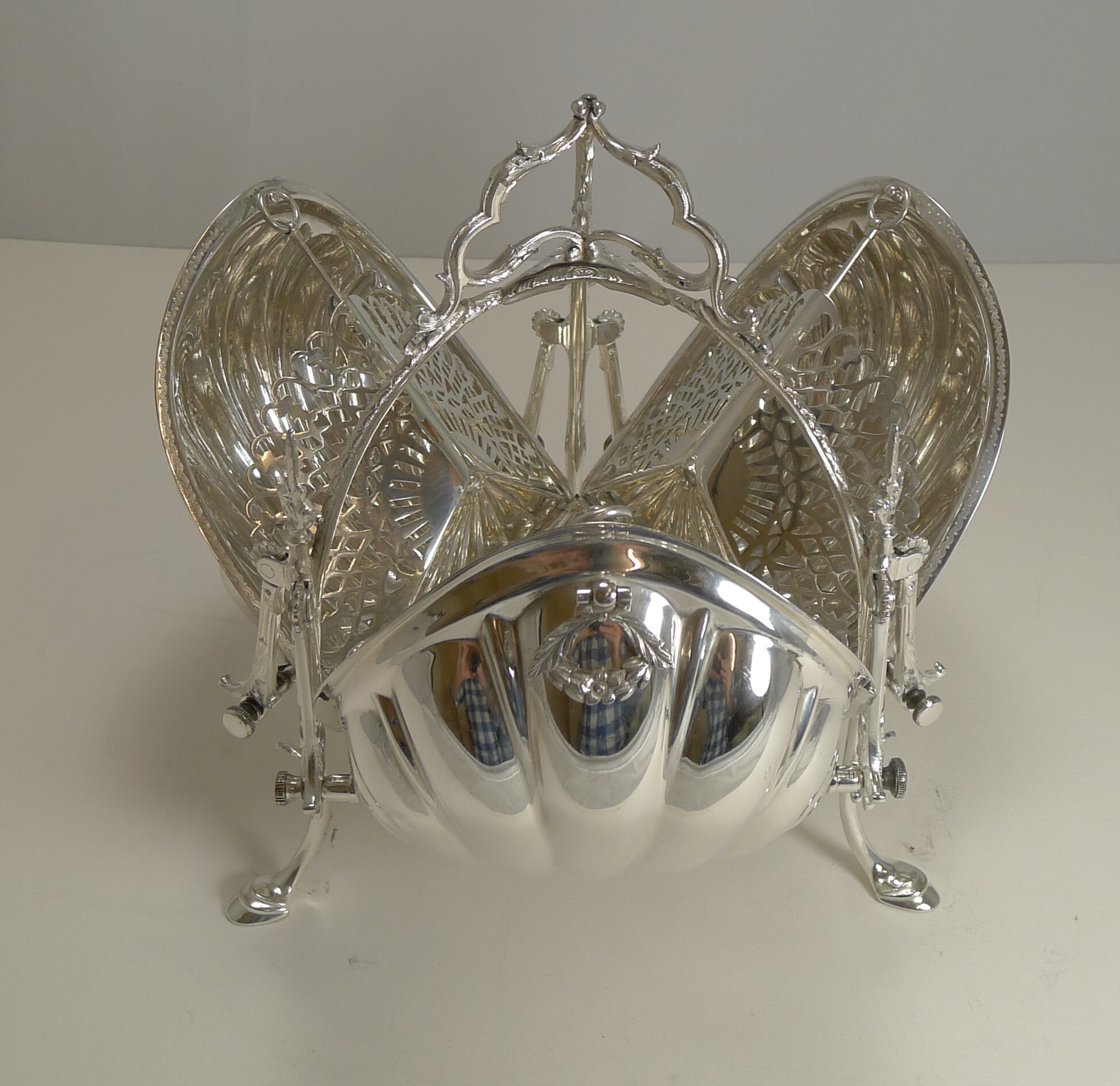 Image of Triple Folding Staniforth Biscuit Box By Fenton Brothers C.1880