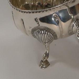 Irish Silver Sauce Boat by West & Son Dublin 1909 image 4