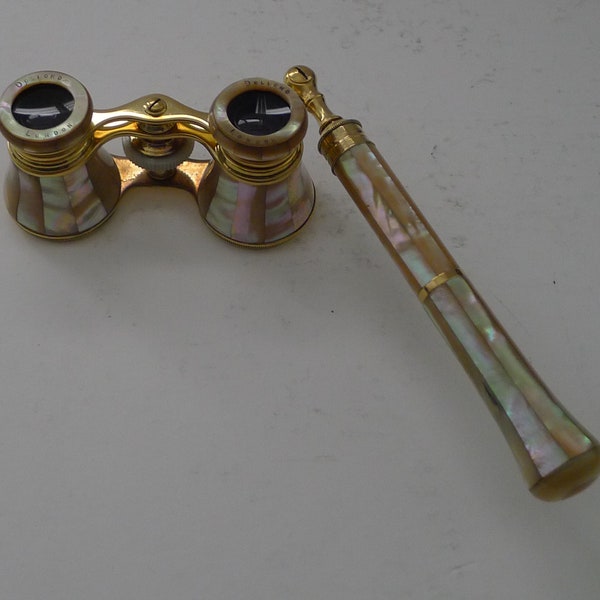 Fine Pair of Mother of Pearl Opera Glasses by Dolland, London