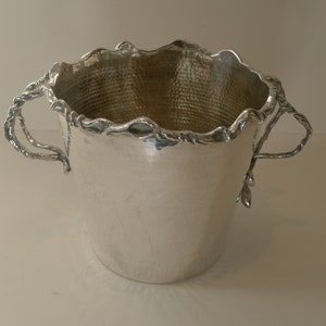 Magnificent Modernist Italian Wine Cooler / Champagne Bucket c.1960