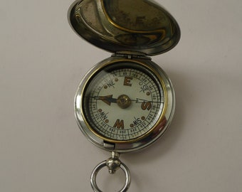 WW1 British Officers Military Pocket Compass by F.Darton & Co - 1917