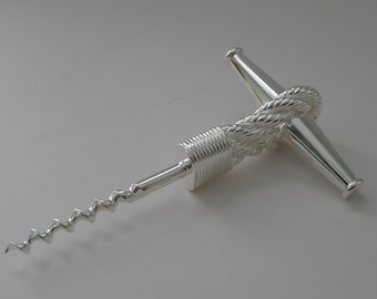 Hermès, Paris - Vintage "Cordage" Rope Corkscrew c.1960