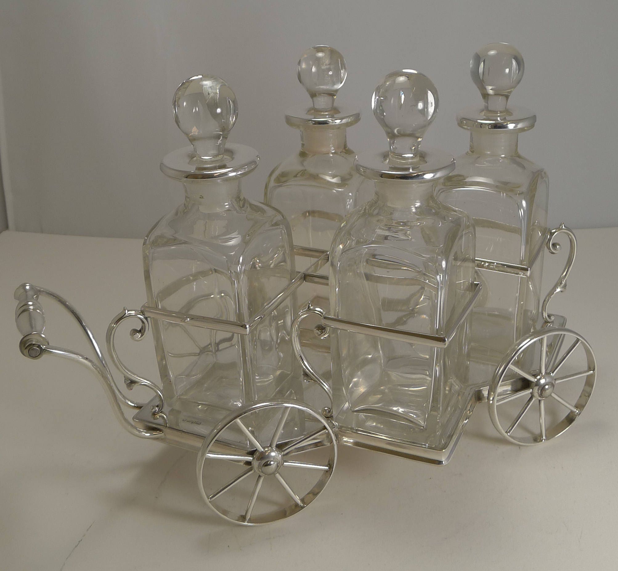 Image of Rare & Magnificent Antique English Travelling Bar By Mappin Brothers C.1880