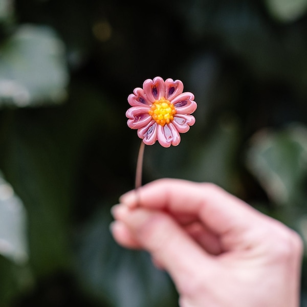 Individual Cosmo Glass Flower Stems