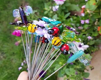 Glass Flowers Etsy