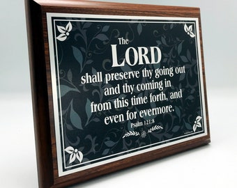 MWPA | Classic Scripture Plaque | Bible verses, wedding, housewarming, all occasion gift | Graceland