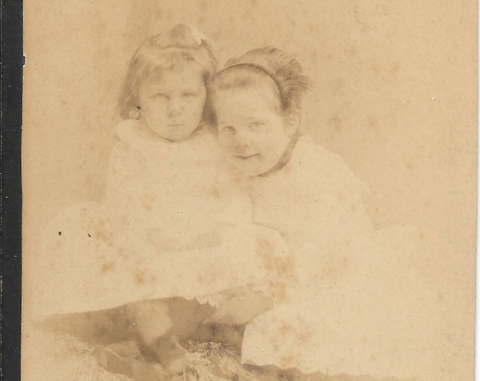 Antique Photo Portraits of Girls of Palmyra New York Photographed by A C Hopkins circa 1890s