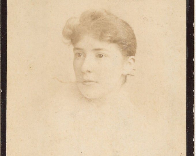 Antique Photo Portrait of Lena Graham of Rochester New York