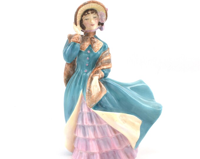 Rare Royal Doulton Delphine HN2136 Figurine Peggy Davies Classic First Issued 1954 Holiday Gift