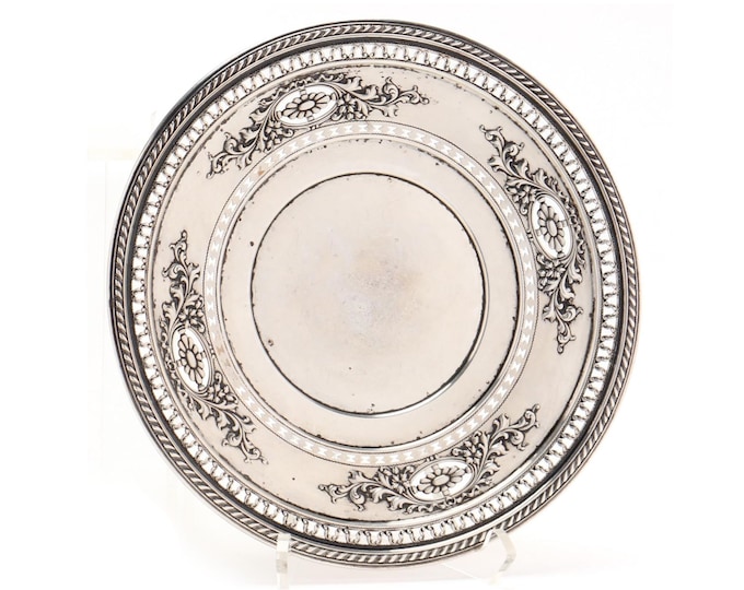 Antique Sterling Plate Estate 925 Solid Sterling Manchester Silver Co. Pattern 966 No Monogram Holiday Gift