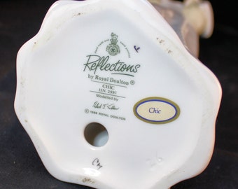 Royal Doulton Reflections Series Chic HN2997 Figurine 1986