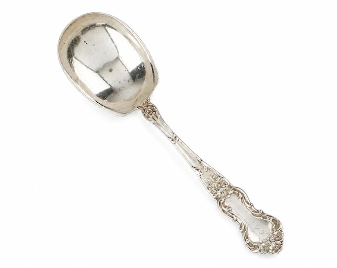 Estate Sterling Silver Sugar Spoon: Watson Wallace Meadow Rose Pattern